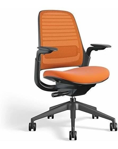 Silla De Oficina Steelcase Series 1 Tangerine Hard Floor