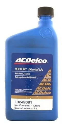 Liquido Refrigerante Anticongelante Rojo Acdelco