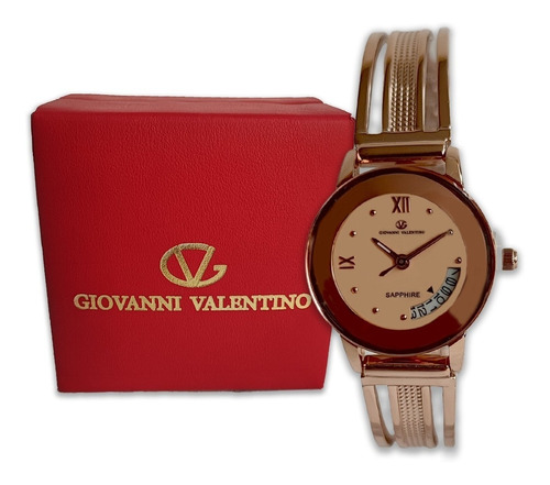 Reloj Dama Giovanni Valentino 10 Micrones En Oro