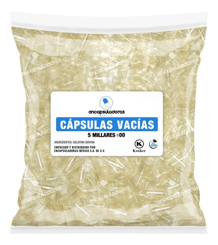 Capsulas Vacias #00, 5 Millares Envio Gratis