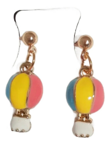 Aretes Originales Modernos Globo Kawaii Tiernos