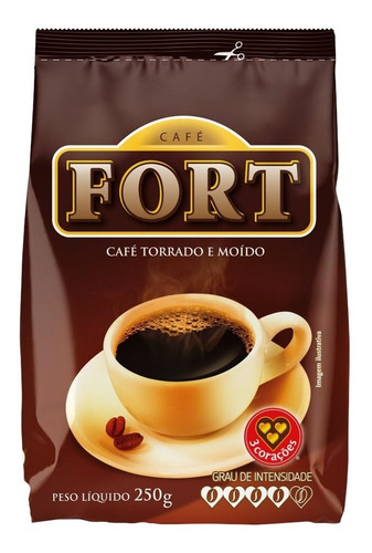 Café Torrado E Moído Fort Pacote 250g