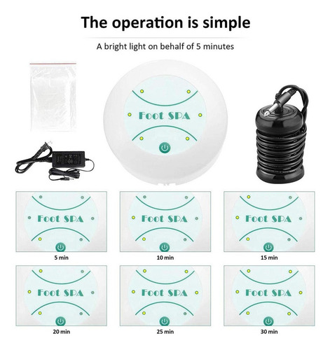 Ionic Detox Foot Spa Unidad De Limpieza De La Máquina