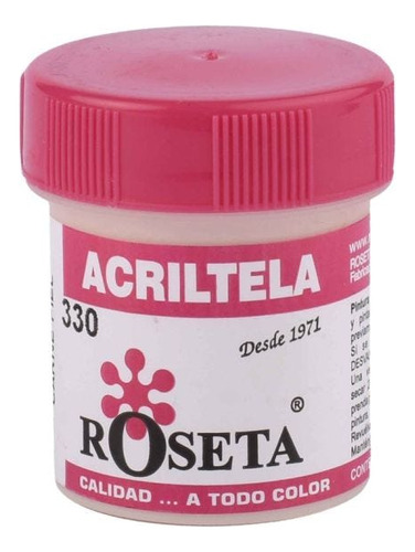 Acriltela Mate Piel De 30 Centimetros Cubicos Roseta