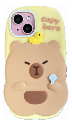 Funda Silicona Carpincho Copy Bara Para iPhone 15 Plus