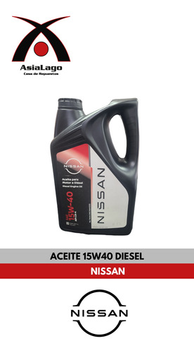 Aceite 15w40 Diesel Nissan Original Garrafa 5l