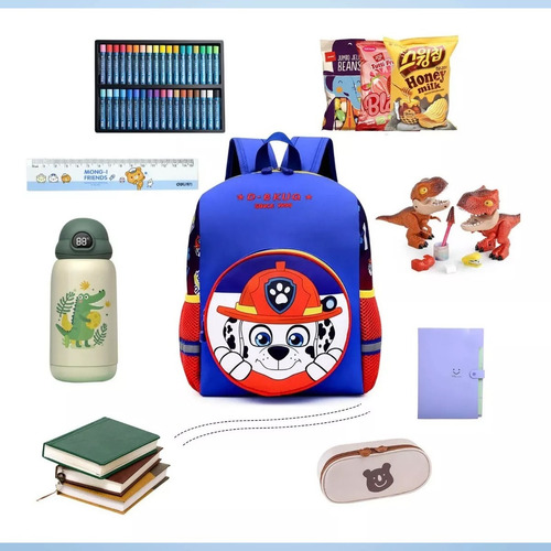 Mochila Escolar Mochila Paw Patrol Mochila Chase Dinosaurio Unicornio Mochila Para Niños Y Niñas 3 A 6 Años