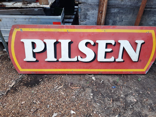 Cartel De Chapa Pilsen 1.10 X 45 Cns