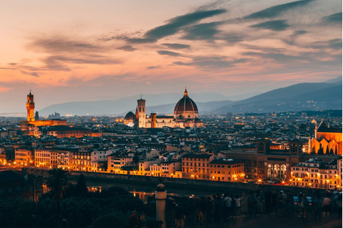 Cuadro 20x30cm Florencia Italia Ciudades Paisajes Europa M4