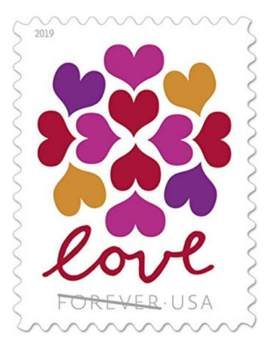 Usps Hearts Blossom Love Forever Stamps - Boda, Celebración,