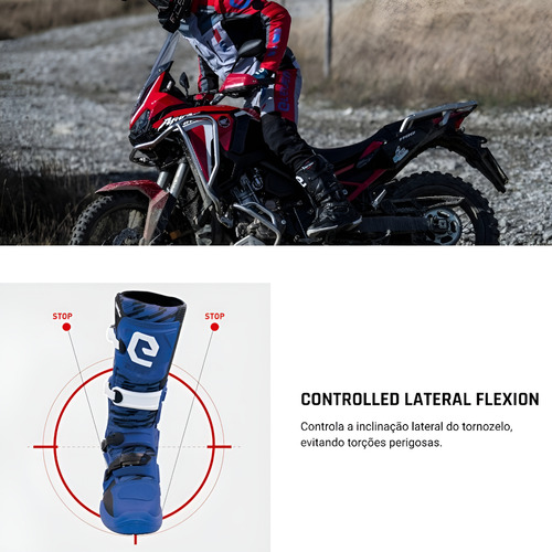 Bota Motocross Eleveit X-tarmac Wp Enduro Impermeável Leve