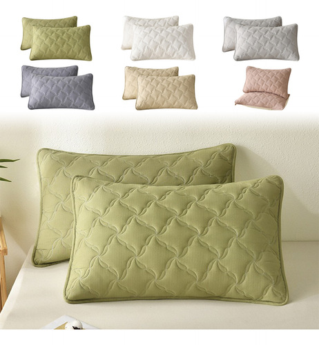 Funda De Almohada P Lavable De Algodón Grueso Para Otoño E I