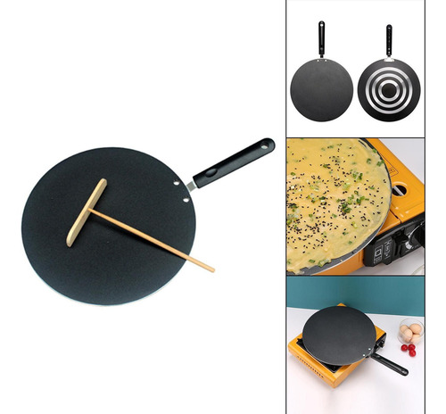 Máquina Para Hacer Crepes De Molde Para Panqueques L Negro