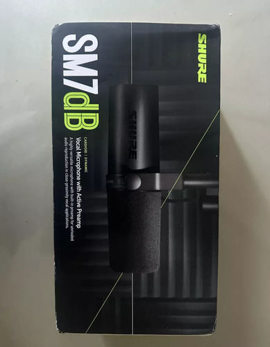 Micrófono Shure Smb7 Cardioide Gamer Negro (Usado)