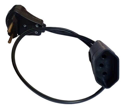 Extensao Eletrica Meio Metro Pr 1 Tom.10a Fio 1,5mm Cod.982l
