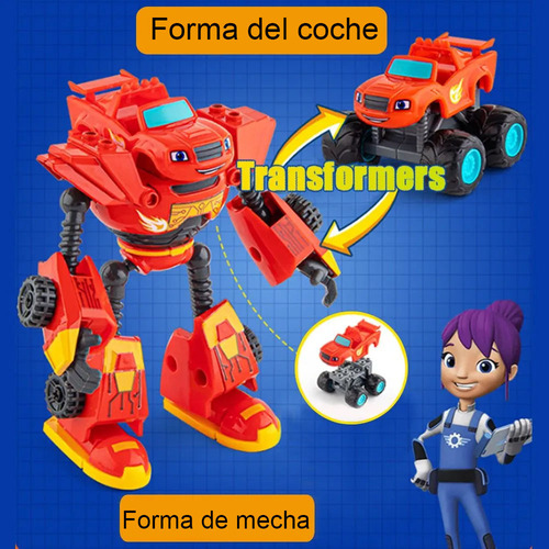 Blaze And The Monster Machines, Coches De Carreras, Vehículo