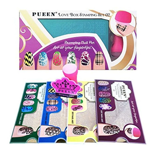 Placas Diseñado Manicura Imagen Kit