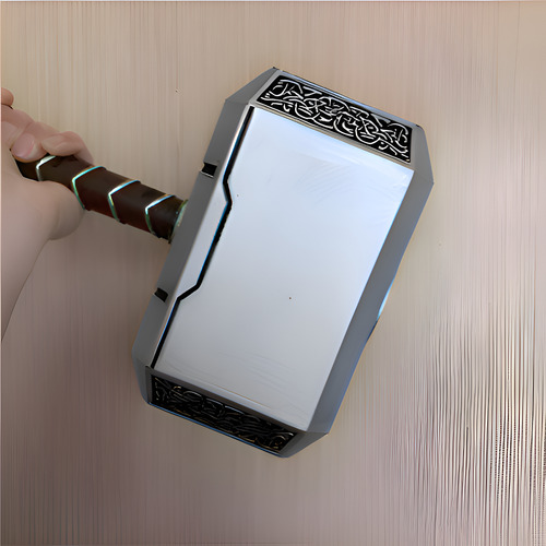 Martillo De Thor Mjolnir Marvel 45 Cm Cosplay Coleccionable