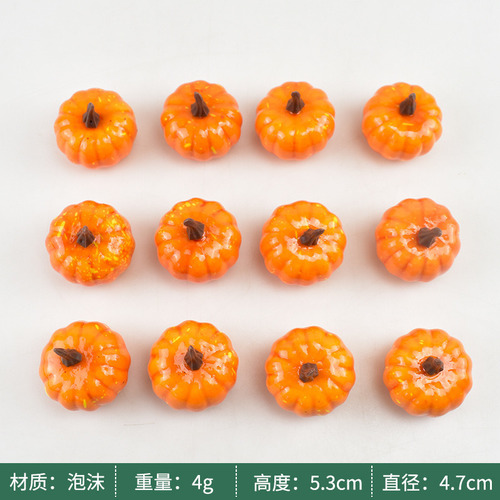 Simulation Pumpkin Halloween Wreath Decoration Accessories