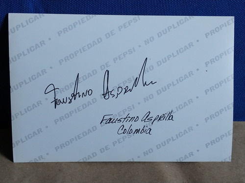 1998 Pepsi Generation Next Asprilla Faustino Colombia (Usado)