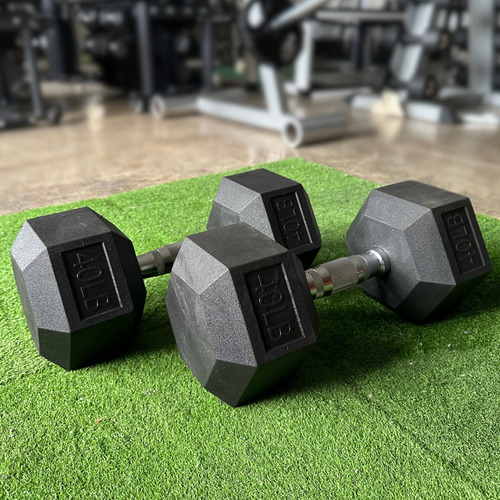 Par De Mancuernas Hexagonales 40 Lbs