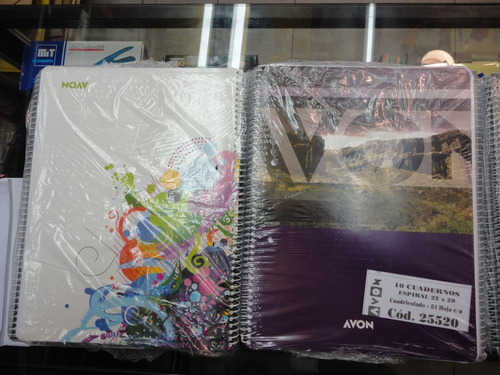 Cuaderno Universitario Avon A4 84 Hojas Raya Y Cuadri