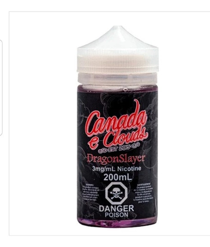 Canada E Clouds - Dragon Slayer 200ml E Juice Original