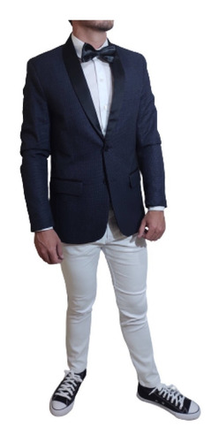 Imagen 2 de 10 de Saco Smoking Elegante Sport Para Camisa Remera No Es Traje