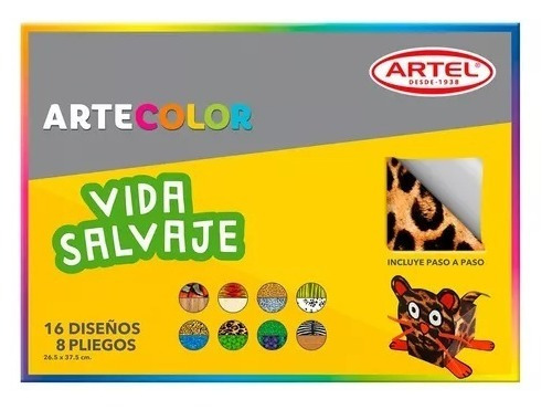 Carpeta Artecolor Vida Salvaje X 8 Pliegos