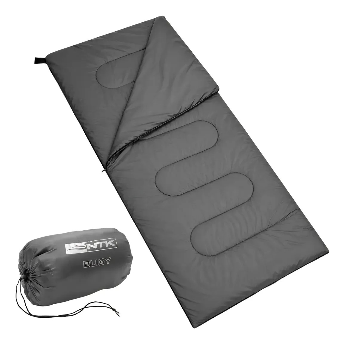 Saco de Dormir Camping Adulto NTK Bugy 8°C A 15°C 75cm X 180cm