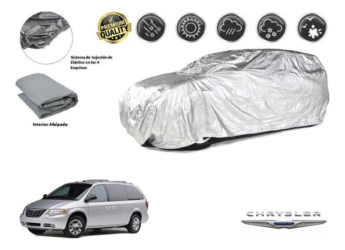 Lona Cubreauto Afelpada Chrysler Town & Country 3.3l 2010