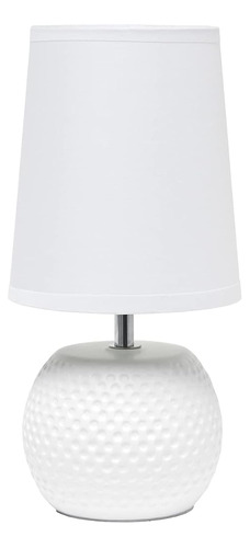 Diseños Simples Lt2084-wht Mini Textura Tachonada Cerámica M