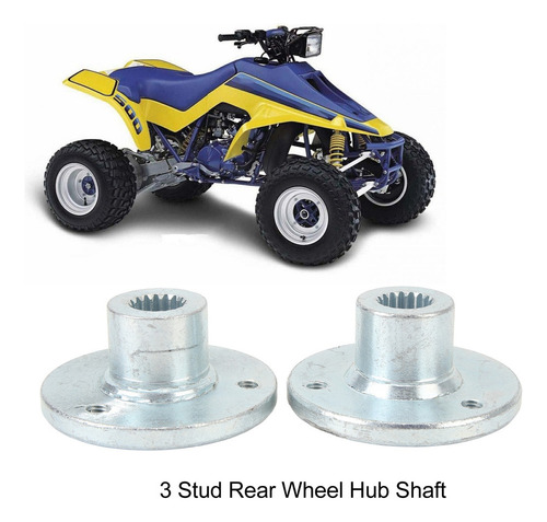 Eje De Cubo De Rueda Trasera Para Go Kart, Par De Acero De 1