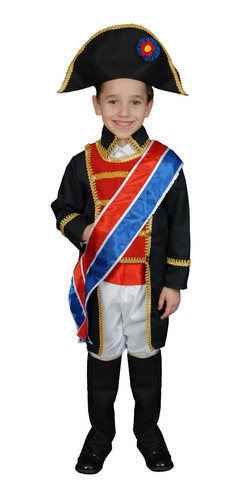 Disfraz Talla Toddler 4 Para Niño De General Napoleón