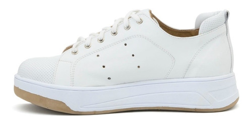 Zapatilla De Cuero Plataforma Urbanas Sneakers Moda Mujer