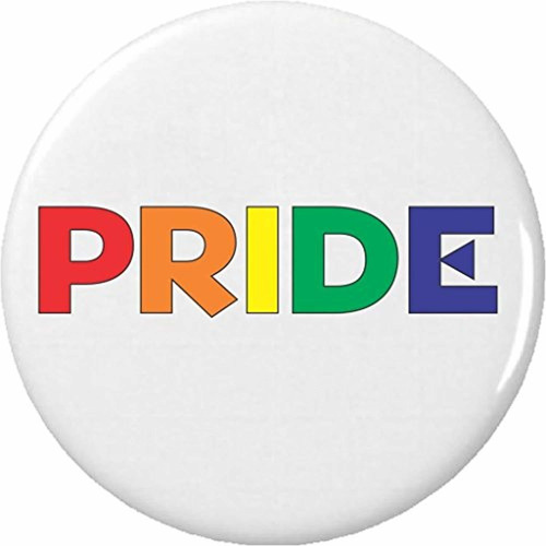 Pride Rainbow Pinback Botón Pin Lesbian Lgbt Gay Bisexual Tr