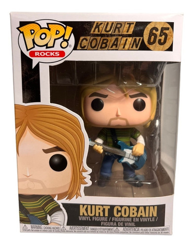 Kurt Cobain Funko Pop Rocks Perfecto Estado