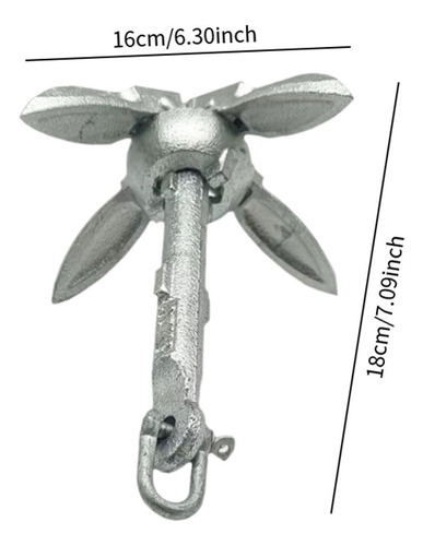 Ancla De Garfio Plegable, Anclaje Para Kayak, 0,7 Kilos