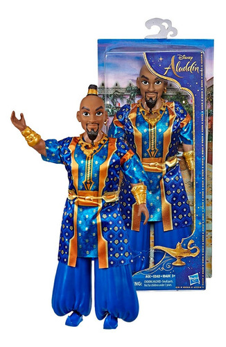 Figura Aladdin Genio Con Accesorios Original Hasbro