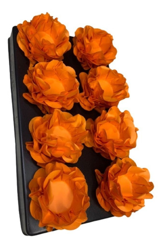 Capacillos De Papel Tipo Flor Naranja Trufa Bombón Cakepop