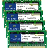 Comprar Kit De Memorias Ram Timetec, 4 X 8 Gb (32 Gb), Ddr3 1333 Mhz