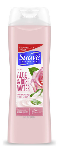 Suave Essentials Gel De Bano Hidratante Aloe & Rosewater Hid