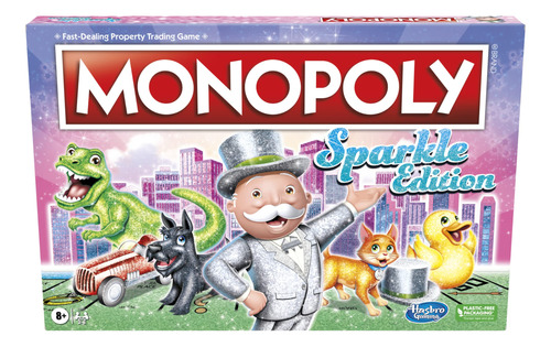 Hasbro Gaming Monopoly Sparkle Edition Juego De Mesa, Juego.