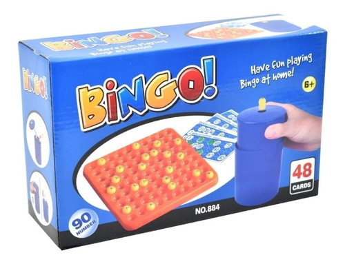 Bingo, Loto, Lotería Con Dispensador De Bolitas / Tomasstore