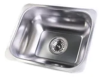 Comprar Bacha De Cocina O Lavadero M10 Acero Inoxidable Sopapa De 110mm Medidas 30*38*15.5 Cm Bajo Mesada Acero Inoxidable Terminacion Mate Pileta De Cocina O Lavadero Con Sopapa Cestillo