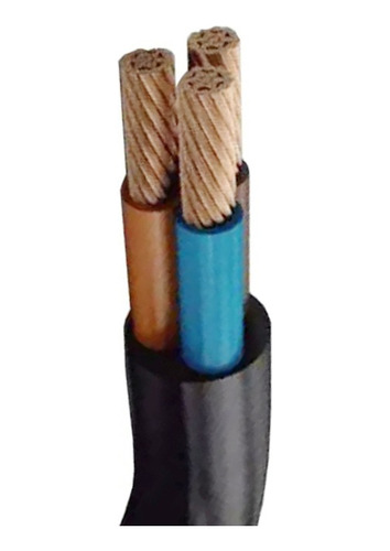 Cable Tipo Taller 3x4 Mm Normalizado Iram 3 X 4 X 10 Mts