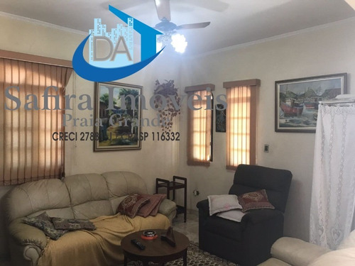 Excelente Sobrado A Venda, De 03 Dormitórios Sendo 01 Suite, No Jardim Guilhermina Em Praia Grande. - So00016 - 33694176