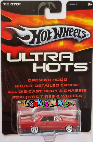 Hot Wheels ´65 Pontiac Gto Ultra Hots Lacrado