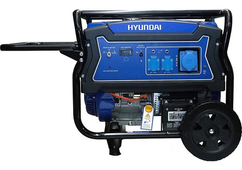 Generador Eléctrico Y Manual Hyundai Gasolina 6/6,5 Kw/kva