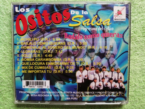 Eam Cd Los Ositos De La Salsa La Progresiva Del Callao 1998 (Usado)